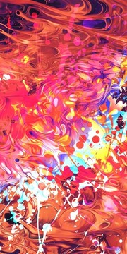 抽象油畫