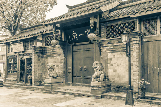 古鎮(zhèn)老房子