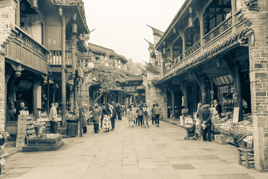 古鎮(zhèn)老房子