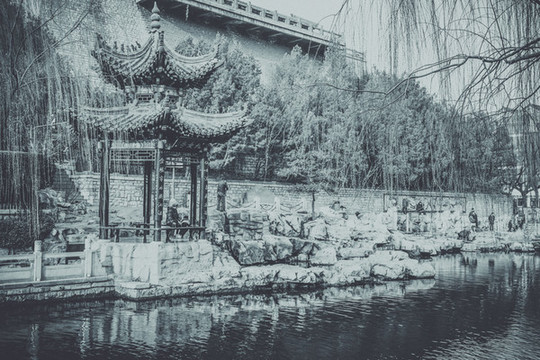 大明湖黑虎泉