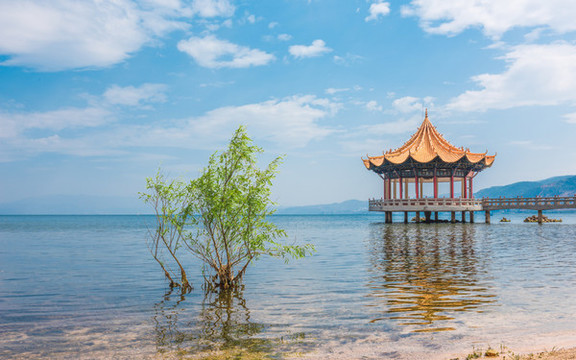 撫仙湖風光