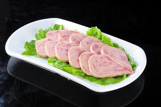 火鍋配菜午餐肉
