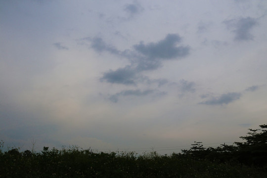 傍晚天空