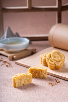 桂花味綠豆糕