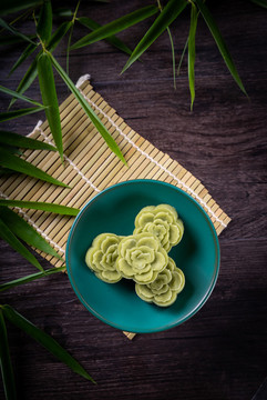 抹茶綠豆糕