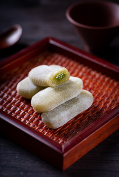 日式抹茶麻薯