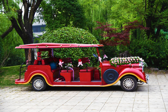 復(fù)古花車(chē)