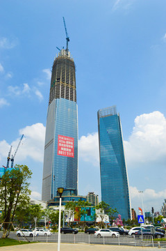 建設(shè)中的大樓