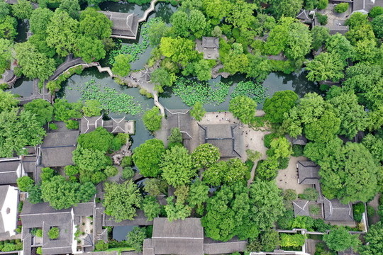 拙政園俯拍