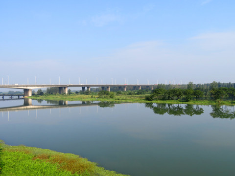 襄陽漢江兩岸風(fēng)光