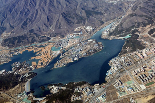 俯瞰北京雁棲湖全景