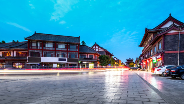 青州古城夜景