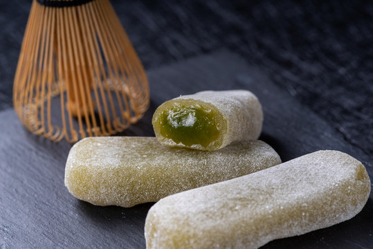 抹茶爆漿麻薯