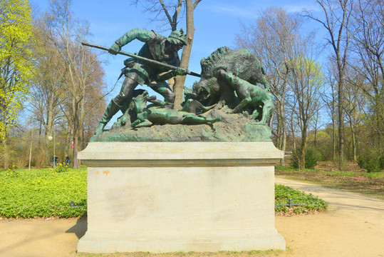 柏林普鲁士皇家狩猎雕塑