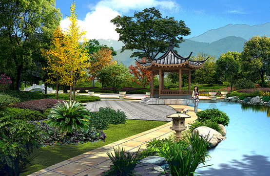 公園花架