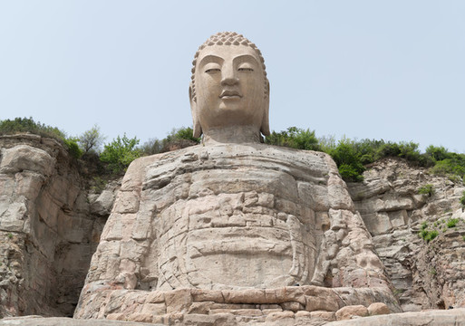 山西太原蒙山大佛