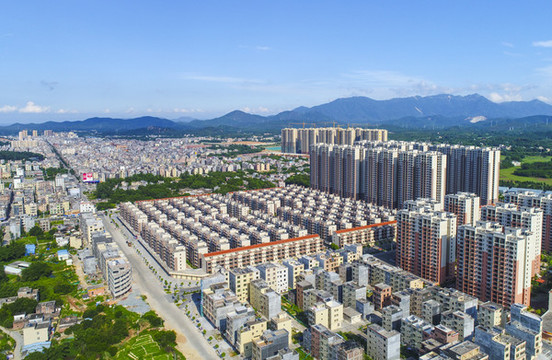 航拍縣城