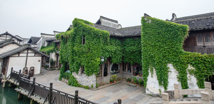 古鎮(zhèn)老街烏鎮(zhèn)古鎮(zhèn)街景