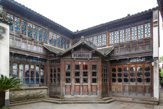 古鎮(zhèn)老街烏鎮(zhèn)古鎮(zhèn)街景
