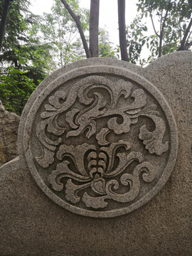 石刻花紋
