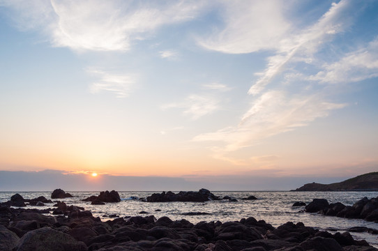 海邊日落
