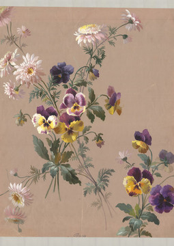 墻布花型