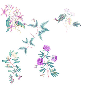 墻布花型