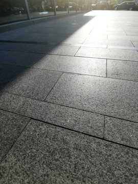 陽光下的街道