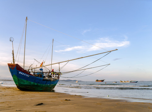船海邊