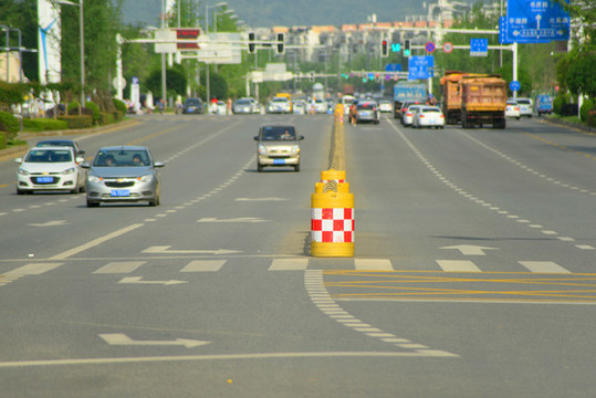 城市風(fēng)光道路及交通設(shè)施特寫