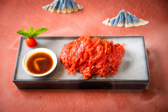 生拌牛肉