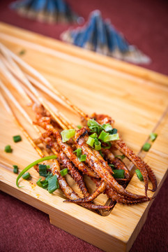 烤魷魚須