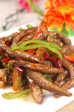 青椒小河魚