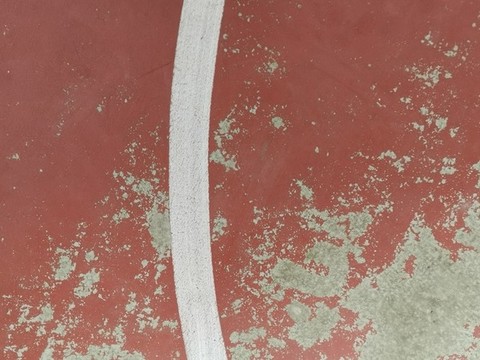 籃球場(chǎng)刷漆線條