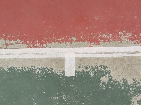 籃球場(chǎng)刷漆線條