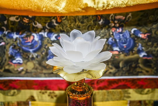 水晶蓮花燈