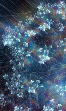 抽象花紋雪花背景圖案