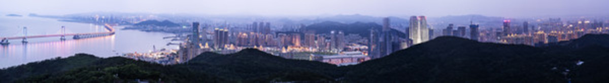 城市全景大連全景
