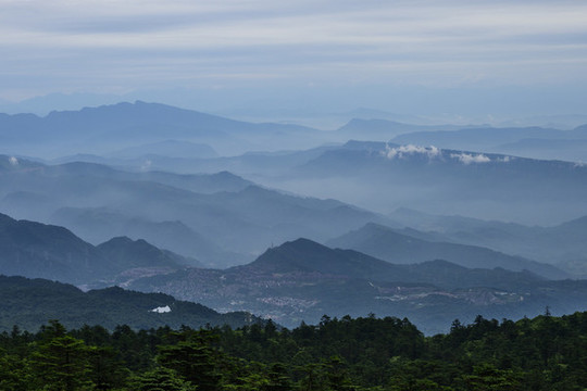 峨眉山水風(fēng)光