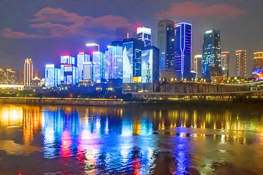 重慶渝中半島夜景