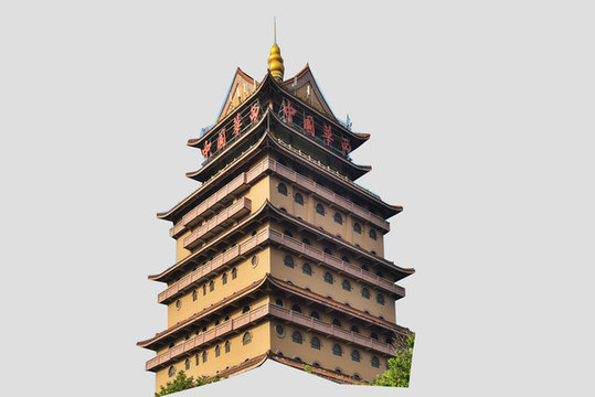 華西金塔摳圖