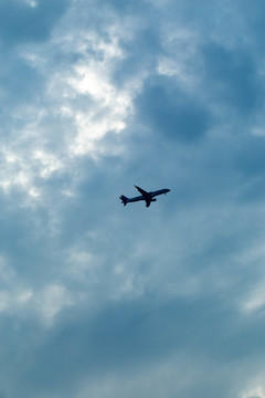 天空中的飛機(jī)