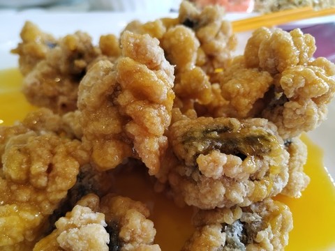 脆皮鱔球
