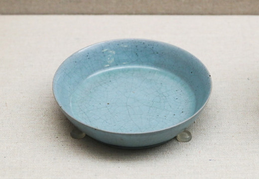 宋代汝窯天青釉圓洗