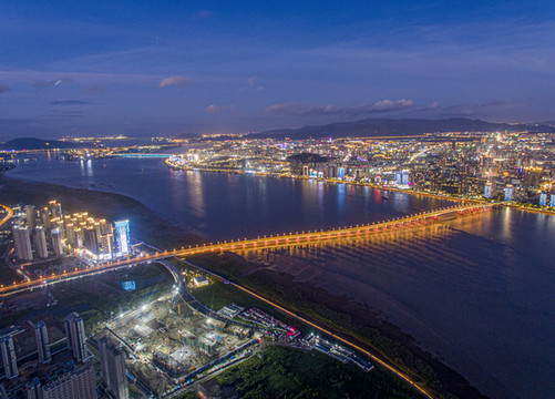 溫州夜景航拍