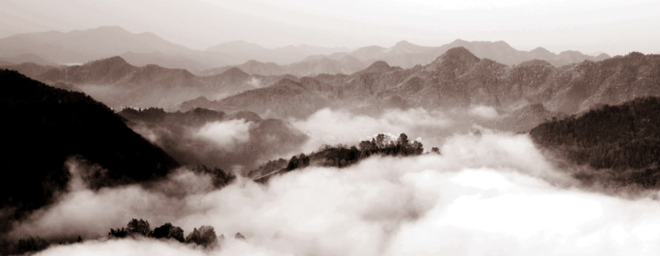 水墨山水風景