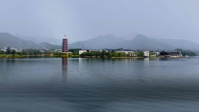 中國北方水墨山水風(fēng)景
