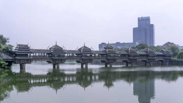 湖南烈士公園風(fēng)雨橋