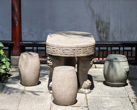 三坊七巷古代石桌