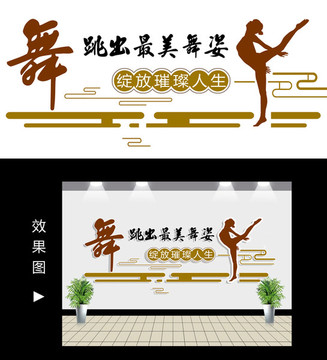 舞蹈文化墻